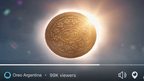 Acción de Selva Buenos Aires para Oreo en Twitter durante el Eclipse