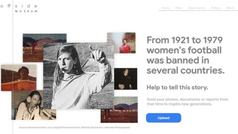Google presentó "Offside Museum", un proyecto sobre fútbol femenino