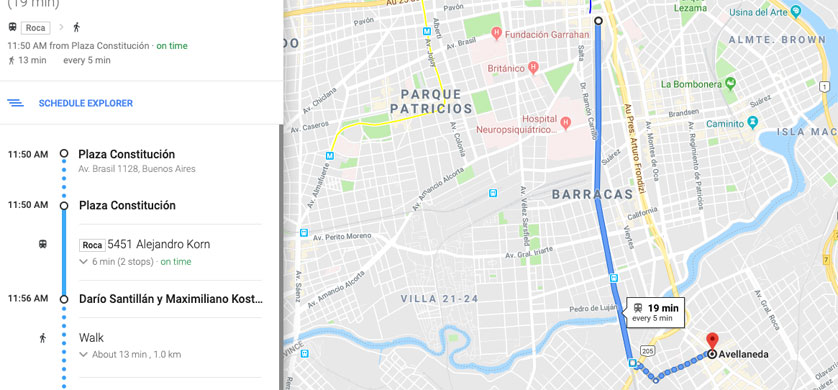 Google Maps incorpora información de seis líneas de trenes