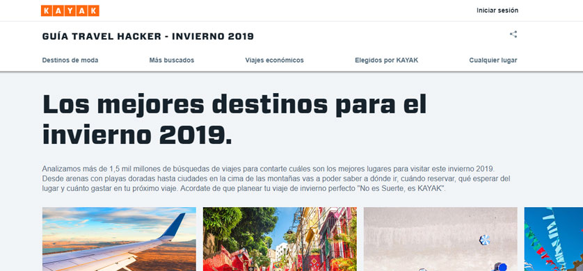 Kayak lanzó una nueva edición de su Guía Travel Hacker