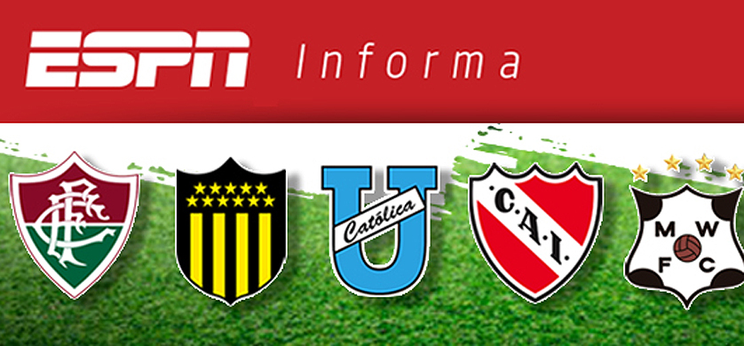 Tres partidos decisivos en la Copa Sudamericana por ESPN