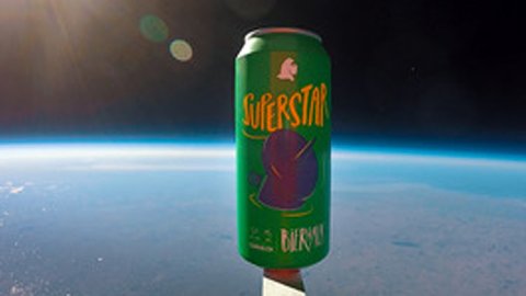 IPA "Superstar" viajó al espacio con Bierhaus