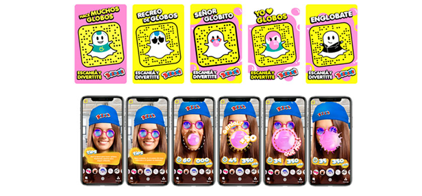 Mondelez lanza una edición especial de chicles Bazooka con figuras de Snapchat