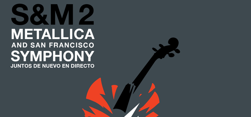 “Metallica and San Francisco Symphony” se proyectará en las salas Cinemark y Hoyts