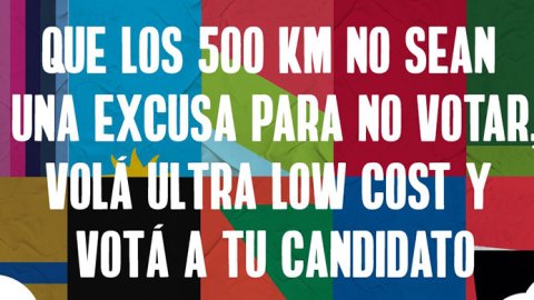 Flybondi lanzó su campaña: "La libertad de votar"