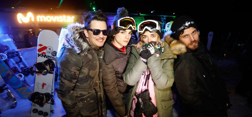 Movistar cerró la temporada con el "Movistar Ski Day & Night"