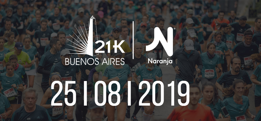 Naranja será main sponsor de la Maratón 21K de Buenos Aires