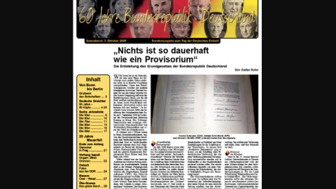 Argentinisches Tageblatt prepara el suplemento "Día de la Unidad Alemana"