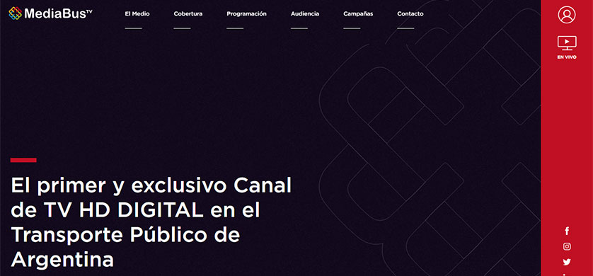 MediaBusTV lanza su nuevo website