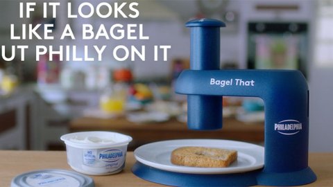 Gut creó la primera campaña para Philadelphia: "Bagel That" 