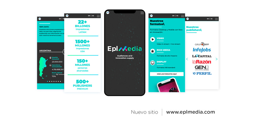 EPL Media lanzó su nuevo sitio