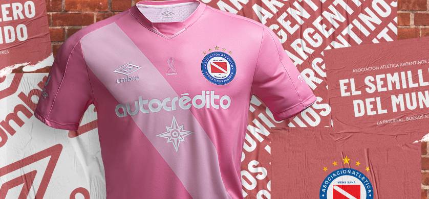 Umbro lanza una camiseta de Argentinos Juniors de edición limitada