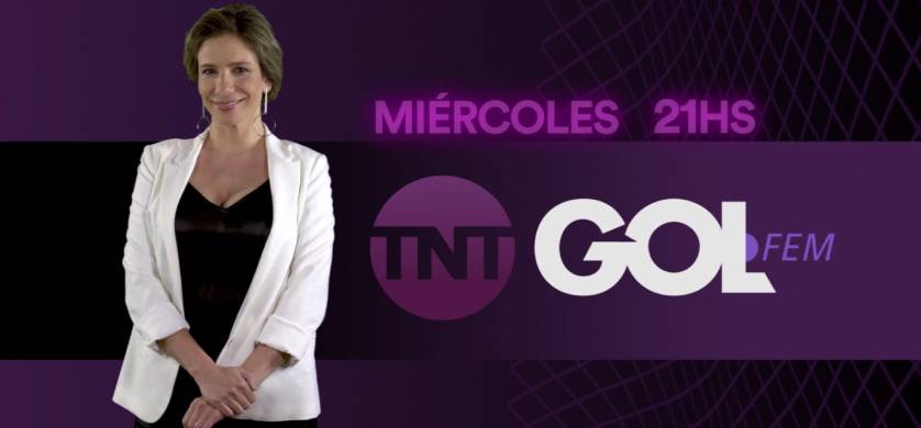 Angela Lerena conduce el nuevo programa TNT Gol Fem