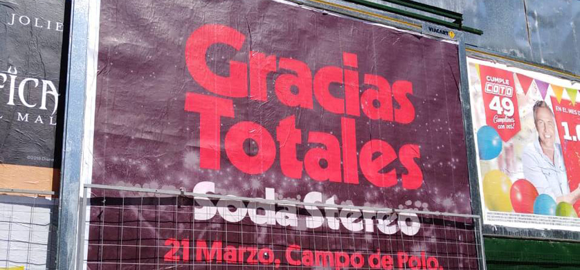 Viacart comunica el regreso de Soda Stereo