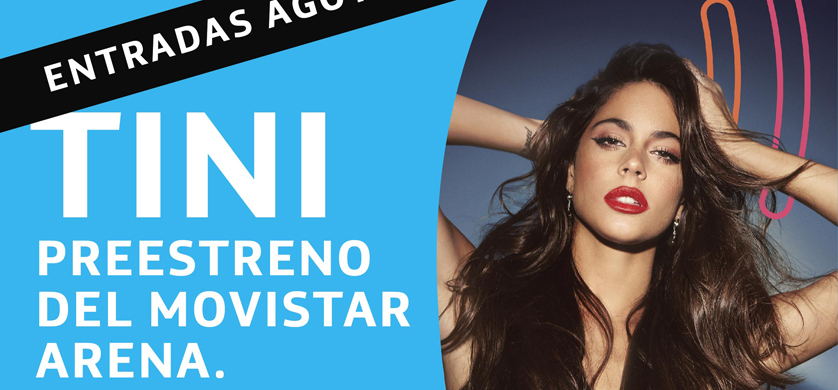 Tini inaugura el Movistar Arena con tickets agotados