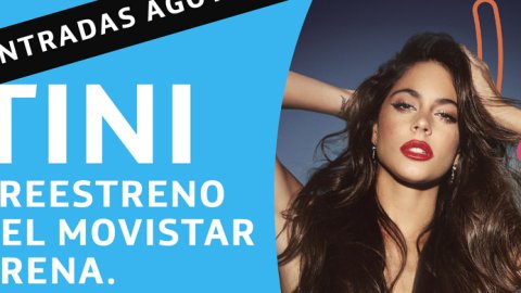 Tini inaugura el Movistar Arena con tickets agotados
