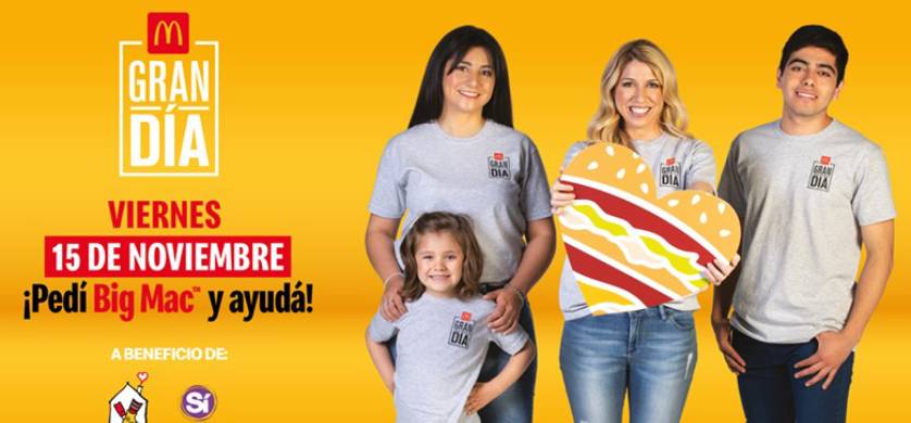 McDonald’s suma a Mercado Pago para el Gran Día solidario