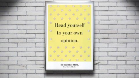 Wall Street Journal lanzó la campaña "Read Yourself Better" buscando promover el periodismo de calidad