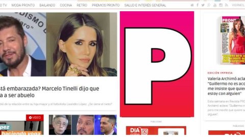 Ranking de sitios de revistas argentinas: Pronto fue el más leído en septiembre