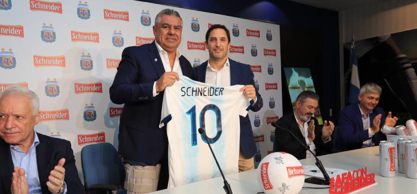 AFA firmó con Schneider un acuerdo de sponsoreo oficial de la Selección Argentina