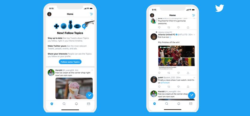 Twitter presenta su nueva funcionalidad denominada “Temas”
