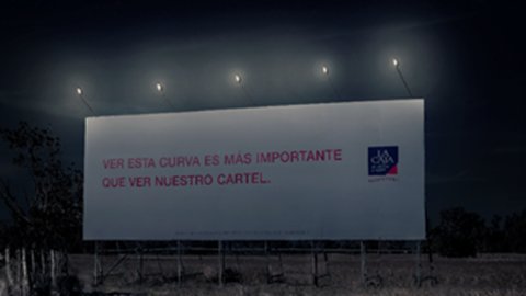 La Caja reconocida por su acción “Carteles que salvan vidas”