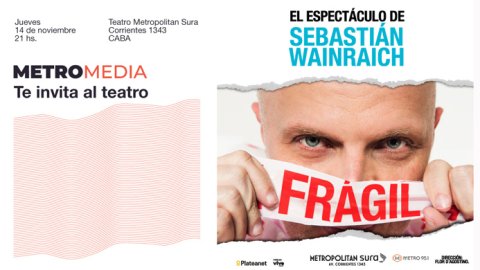 Función especial para Metromedia de Frágil en el Metropolitan Sura