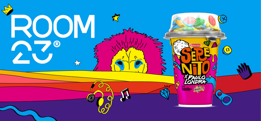 Room23, Danone y Paulo Londra le ponen flow a Serenito