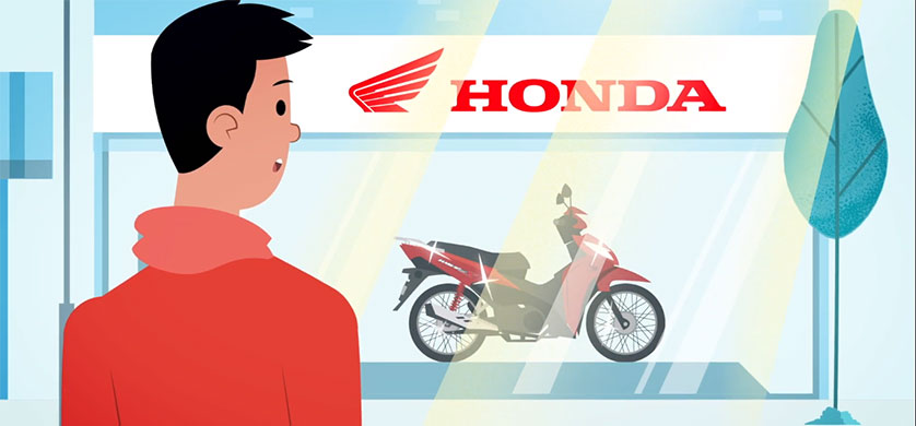 "Es la que va", el comercial de El Almacén para Honda Motos
