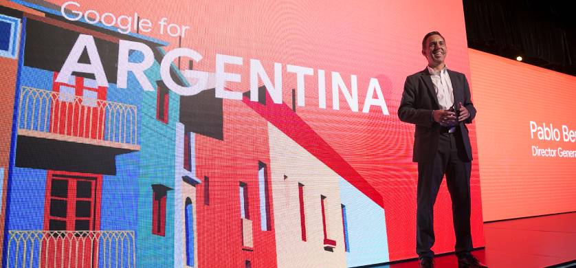 Google presentó Google for Argentina, con anuncios sobre el impacto social y económico