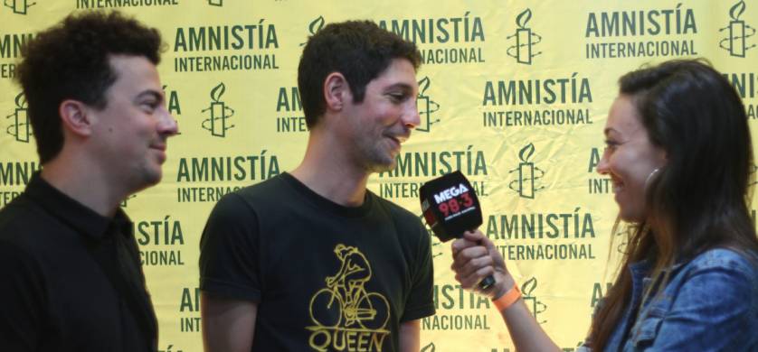 Mega 98.3 estuvo en el festival Amnistía Internacional