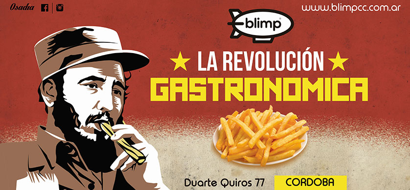“Revolución Gastronómica”, la campaña de Osadía para BLIMP