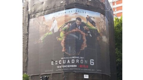Da3 Publicidad Exterior junto a Netflix en el estreno de Escuadrón 6