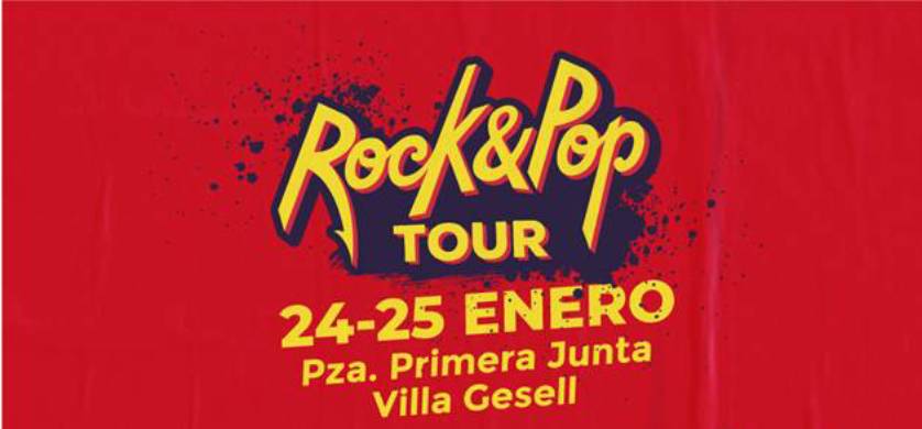 El Rock&Pop Tour vuelve a Villa Gesell
