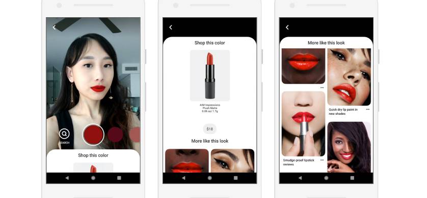 Realidad aumentada: Pinterest te permite probar un maquillaje antes de comprarlo