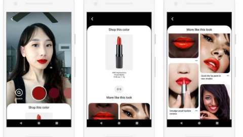 Realidad aumentada: Pinterest te permite probar un maquillaje antes de comprarlo