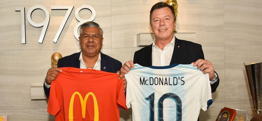 AFA presenta a McDonald’s como nuevo sponsor de la selección argentina