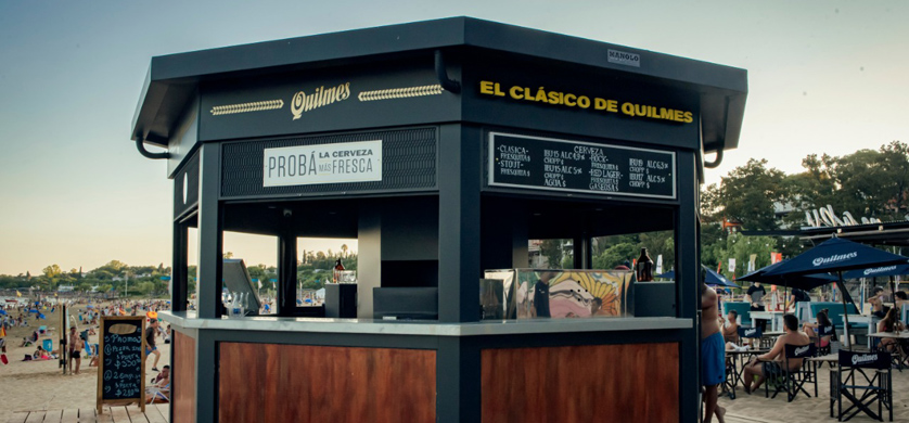 Nuevo bar "El Clásico" de Quilmes en Rosario