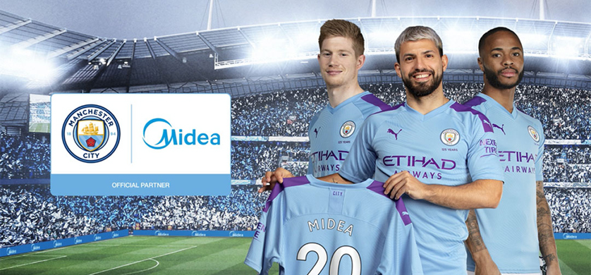 Midea sale a la cancha con Manchester City
