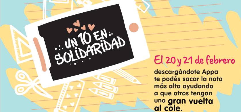 IRSA realizará la campaña “Un 10 en solidaridad”
