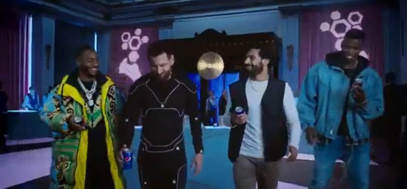Pepsi lanzó su nueva campaña con Messi, Salah, Pogba y Sterling como protagonistas