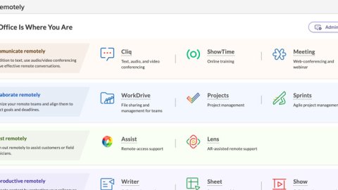 Zoho libera Remotely para reducir el impacto del coronavirus en las empresas
