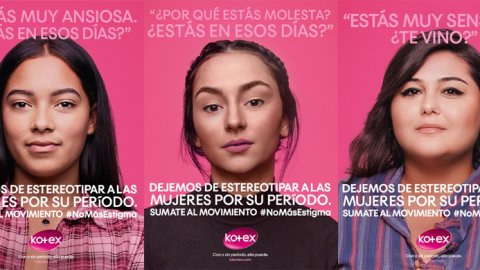 Acción de Kotex propone romper con el estigma de la menstruación