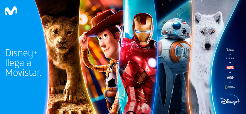 Movistar será el aliado estratégico para el lanzamiento de Disney+ en España