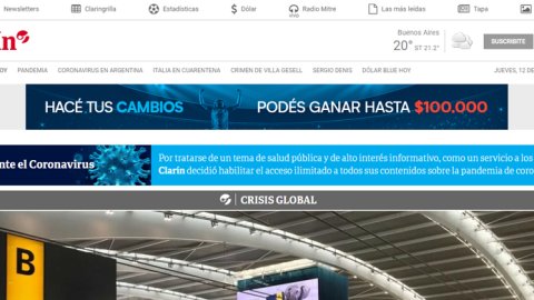 Clarín y La Nación levantan muros de pago por el coronavirus