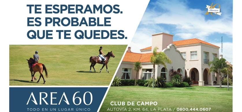 Campaña de Hermida Publicidad para el Club de Campo Área 60
