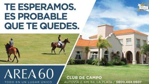 Campaña de Hermida Publicidad para el Club de Campo Área 60