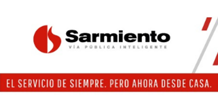 Publicidad Sarmiento brinda el servicio de siempre pero ahora desde casa