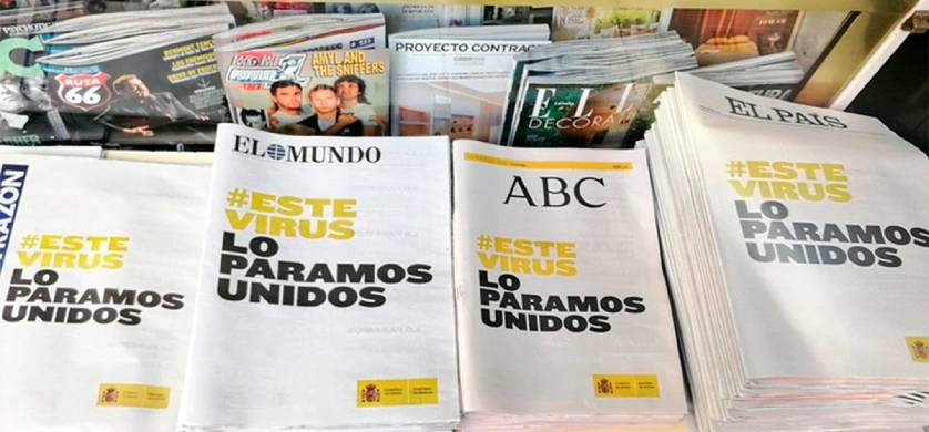 “Este virus lo paramos unidos”, la campaña del Gobierno español