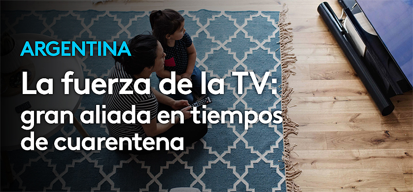 Coronavirus: crece el consumo de TV en tiempos de cuarentena